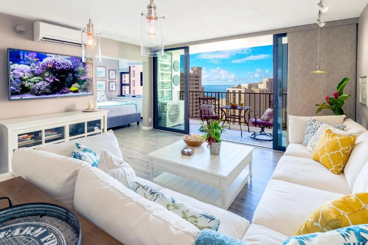 Rare Deluxe Ocean View Gem With Free Parking Apartment Honolulu