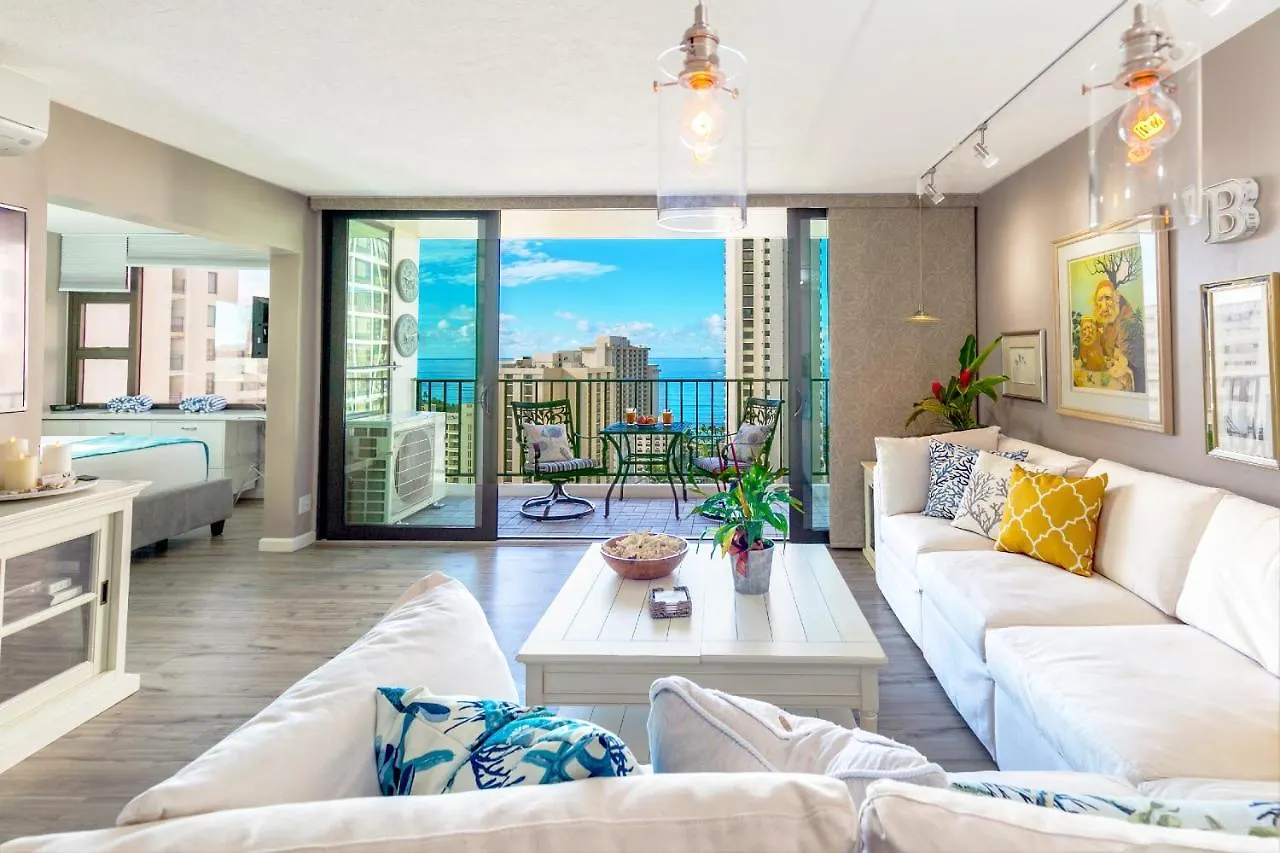 Rare Deluxe Ocean View Gem With Free Parking Apartment Honolulu United States